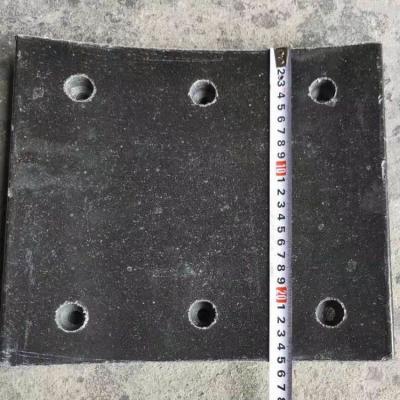 China OilMan Drilling Rig Accessories , XJ750 Workover Rig Brake Shoe Brake Pad for sale