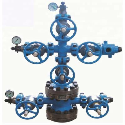 China Oil Production Wellhead Christmas Tree X-Mass Tree With Tubing Head And Adapter Flange For Oilfield for sale