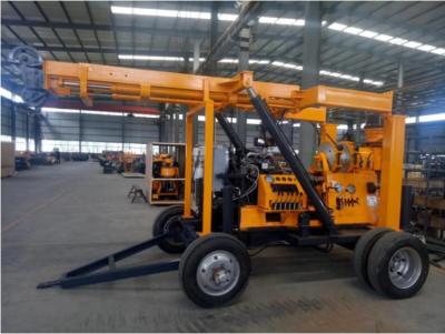 China Low Price XYX-3 Wheeled Walking Water Well Drilling Rig Mine Drilling Rig Machine for sale