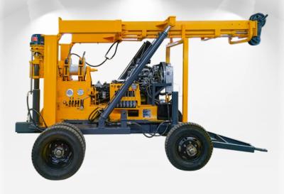 China 300m Deep Mobile XYX-3 Wheeled Core Drilling Rig , Portable Truck Mounted Water Well Drilling Rig Machine for sale