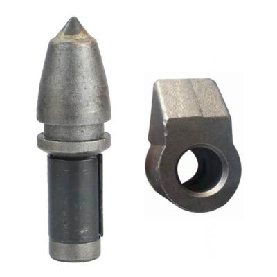 China C21 C31 25mm Replacement Auger Teeth For Hard Rock Cutting for sale
