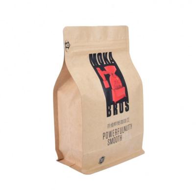 China Moisture Proof Food Grade Block Bottom Bag Flour Pouch for sale