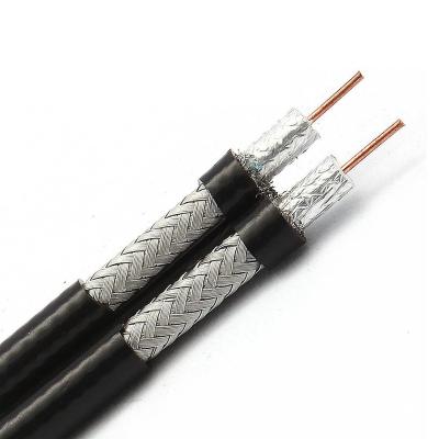 China Factory Price CATV Cable CATV RG 6 Double Coaxial Cable / Siamese / RG6 Cable for sale