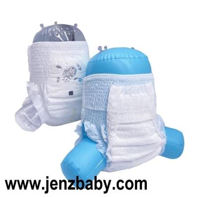 China 2022  Factory Custom Disposable Diaper pants Diapers Breathable Soft Nappies for sale