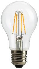 China led filament 8w A60 810 lumen Retro glass 2 years Epistar chips transparent glass bulb hign quality English model Ra 80 for sale