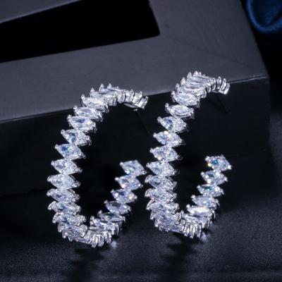 Китай Cubic Zirconia Earrings  for Women Engagement Wedding Luxury Inlay Brilliant CZ Stone Earring  Jewelry продается
