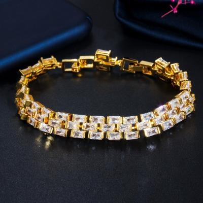 Китай Fashion Tennis Bracelets For Women Ladies Wedding Rainbow Bangle Colorful Zircon Charm Bracelet Hand Chain Jewelry продается