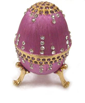 China Faberge Egg Trinket Jewelry Box Faberge Egg for Jewelry Boxes Gift Faberge Egg Jewelry Trinket Box Decoration Gift for sale