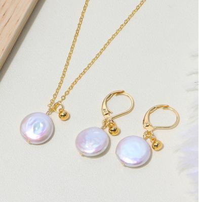 China High Quality White Freshwater Pearl Necklace Jewelry Natural Pearl necklace jewelry set Pearl Chain Necklace For Women for sale