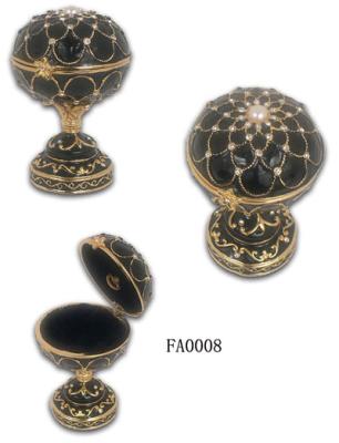 China Faberge Egg Box Faberge Egg Jewelry Box Faberge Egg Jeweled Box for sale