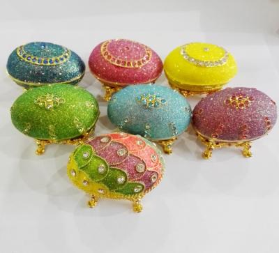 Китай Easter Gifts Egg Faberge Trinket Box Jewelry Display Box Faberge Egg Box продается