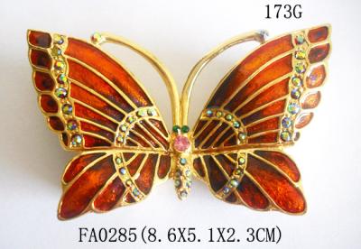 China Hot sale cute butterfly shape jewelry box custom portable nice jewelry box for sale