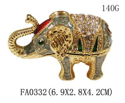 China Indian elephant decorated Custom Made Jewelry Boxes animal gift box for jewelry wedding gift for sale