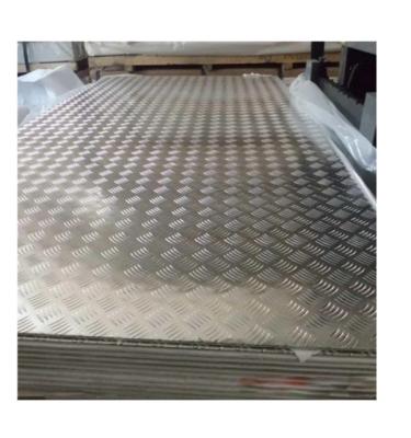 China AISI Tisco 304 Stainless Steel Checkered Plate 6mm 8K Surface for sale