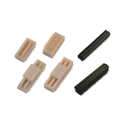 China 0.4mm 0.5mm 0.8mm 1.0mm Board To Board Connector Black 8p To 100p Customized for sale