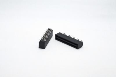China 0.5mm fertigte ein männliches 180 Grad-Brett zum Leiterplatten-Verbinder PA6T für PWB besonders an zu verkaufen