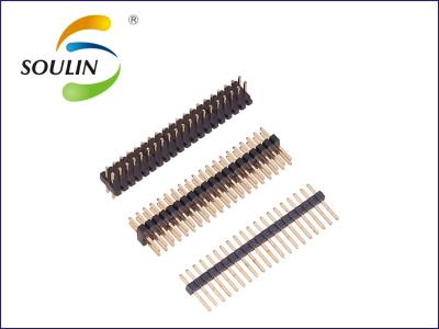China O ouro impermeável dos bens 1.27Mm Pin Header Connectors Single Row chapeou à venda