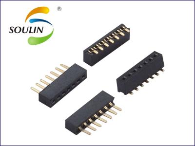 Chine 0.75Amps lancement de la prise 1.0mm de la carte PCB Pin Header Connector Female Header à vendre