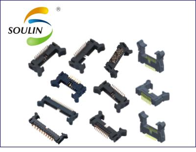 China ISO14001 Plastic Ejector Header Straight Right Angle SMT PC3.0 PC2.5 for sale