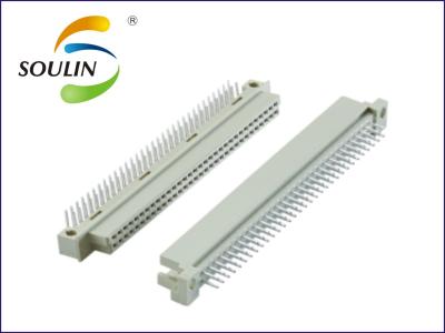 China Right Angle Sraight H13.2 Din 41612 Connector Dual Row 2.54mm Pitch for sale