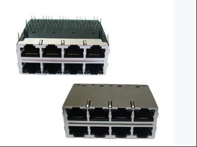 中国 1xN 2xN縦SMT Rj45ジャックのコネクター10p8c 8p8c PCBの台紙 販売のため