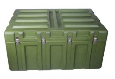 China Army Green 180Liter Roto molded Military Case for sale