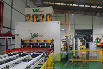 China Single Layer Short Cycle Lamination Line For Melamine Paper Board / MDF Board for sale