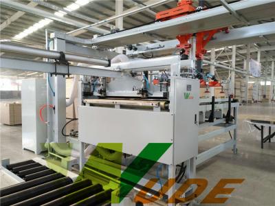 China Short Cycle Melamine Laminated Board Hot Press Line Fully Automatic Control for sale