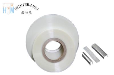 China Hardness 85A PET Hot Melt Glue Tape 800M Length For U Nail for sale