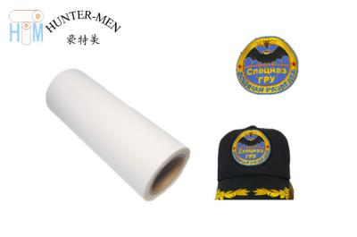 Chine Feuilles chaudes transparentes de colle de fonte pour les corrections de collage de chapeau de broderie à vendre