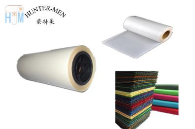 China Com suportação da tela adesiva da vara da espessura do filme 0.1mm de Tpu do derretimento quente de papel do poliuretano à venda