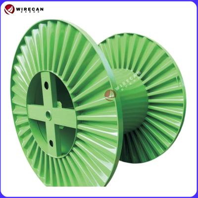 China Corrugated Steel Bobbin For Wire And Cable Winding Heavy-Duty Cable Drum/Steel Bobbins/Fiber Optic Cables for sale
