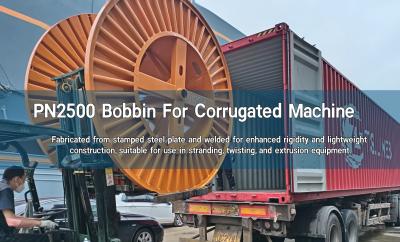 China Bobinas/cabos de fibra ótica corrugados carretel de Bobbin For Stranding Machine /Steel à venda