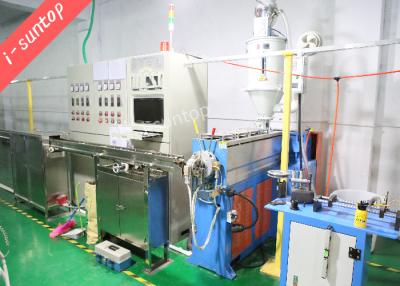 China 300mpm Cable Extrusion Machine , Polypropylene Filler Rope Wire Extruder Machine for sale