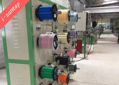 China IPC PLC Control PBT Secondary Wire Coating Machine Fiber Optic Cable Production Line for sale