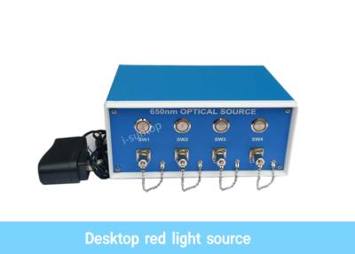 China Desktop Four Channels Red Light Source Machine Fiber Patch Cord Making Machine for sale