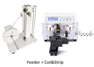 Китай Машина малошумного провода 450W обнажая и гофрируя автоматическая продается
