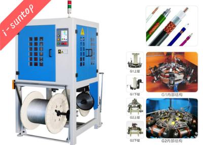 China Industrial 24 Spindle 2200W Cable Braiding Machine Vertical for sale