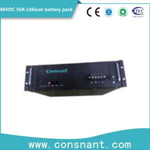 China Durable Large Capacity Lithium Iron Battery Pack 48VDC 50A 439 * 400 * 132 for sale