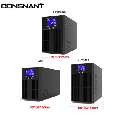 China Computers Power Supply UPS Pure Sine Wave Online UPS 1-3kva for sale