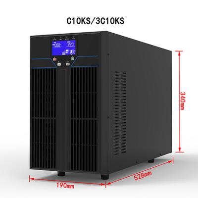 China Sistema de alta frecuencia PFC DSP de 10-20KVA UPS con la onda sinusoidal pura en venta