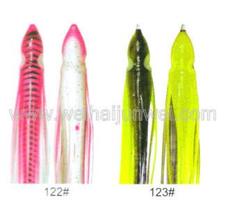 China Soft squid skirt fishing lure color: 122#~152# size:3