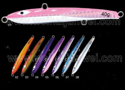 China New design best sale 40g 9.5cm lead fishing lure for sale