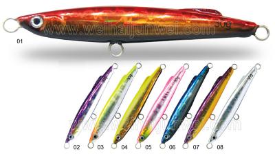 China New design best sale 30g 8cm lead metal jig fishing lure for sale
