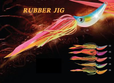 China New design rubber jig bait fishing lure JWRBJG01 for sale