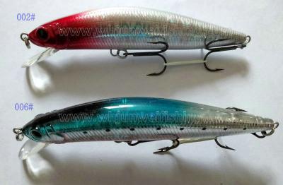 China Hard plastic lure 12.5cm 40g  long cast  sinking Minnow  Bass fishing lure for sale