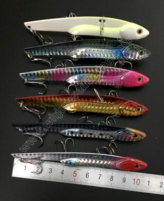 China Best sale Hard metal 10.5cm 35g all swimming depth crank bait vib fishing lure for sale