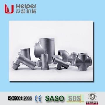 China Precision cast iron valve Casting Pipe Fitting for sale