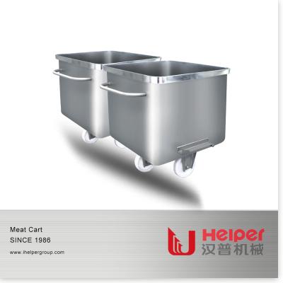 中国 標準的な物質的なステンレス鋼肉カートの食肉加工機械 販売のため