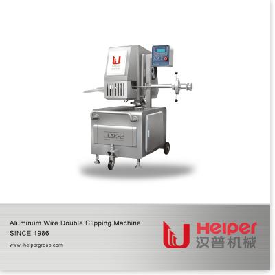 China Helper Food Processing Solutions Aluminum Wire Double Clipping Machine for sale